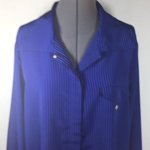 Jordan Top/Tunic Women Size 20 Stripe Relaxed Fit